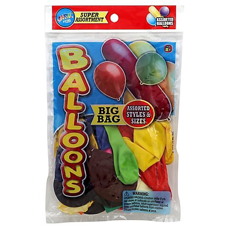 slide 1 of 1, Ja Ru Big Bag Balloons - EA, 1 ct