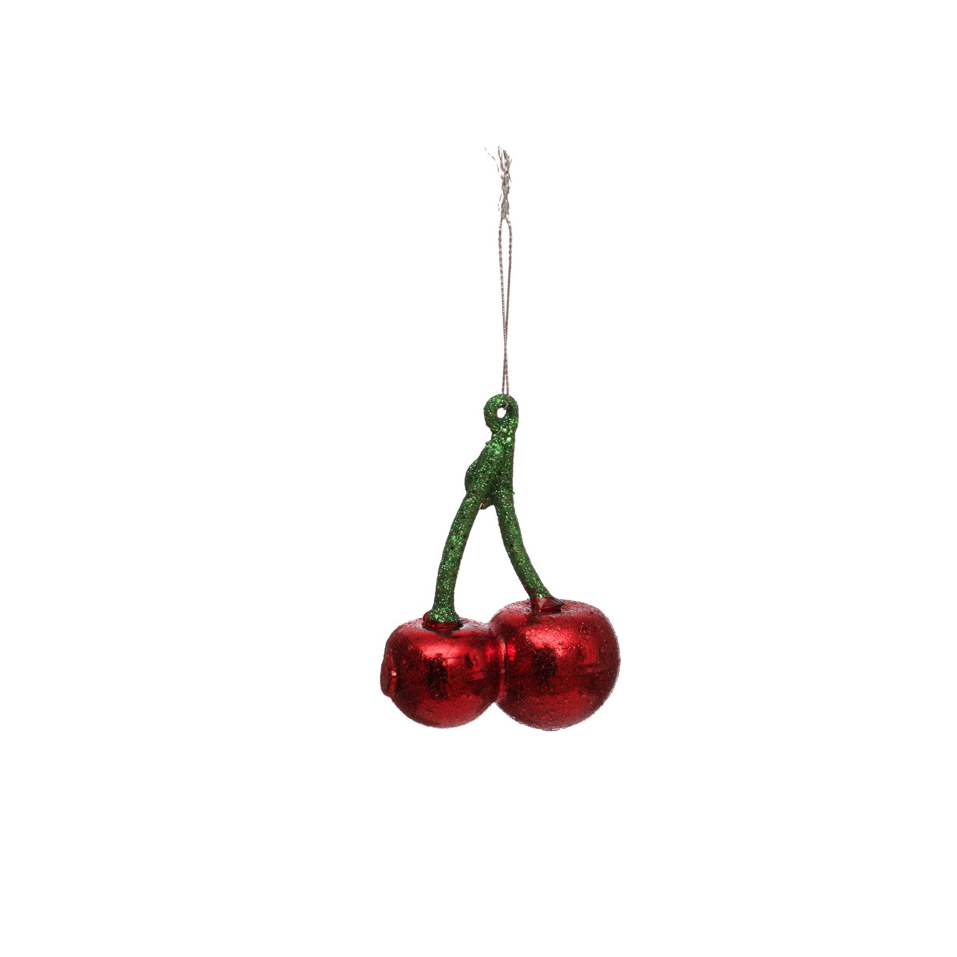 slide 3 of 3, 3.5" Cherry Glass Ornament By Ashland, 3.5 in