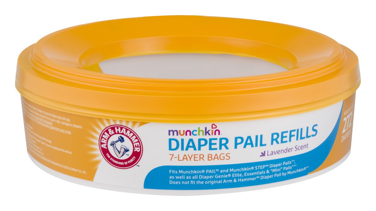 slide 6 of 9, Munchkin ARM & HAMMER Diaper Pail Ring Refill, 1 ct