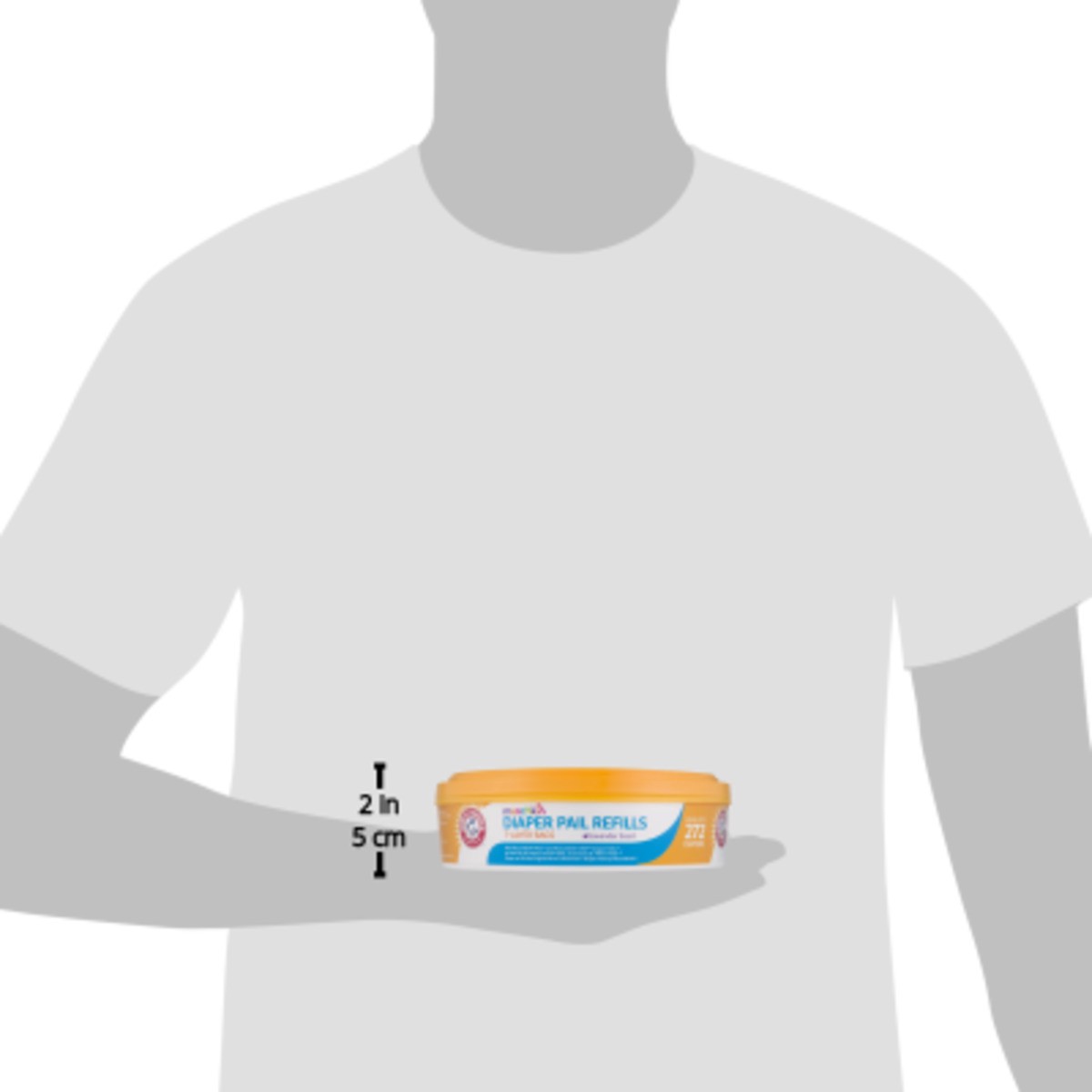 slide 5 of 9, Munchkin ARM & HAMMER Diaper Pail Ring Refill, 1 ct