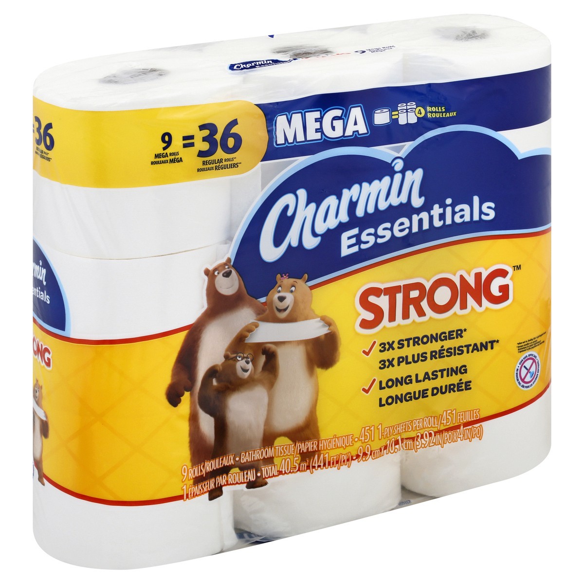 slide 1 of 10, Charmin Bathroom Tissue 9 ea, 9 ct