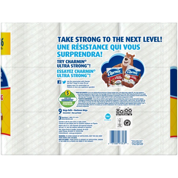 slide 4 of 10, Charmin Bathroom Tissue 9 ea, 9 ct