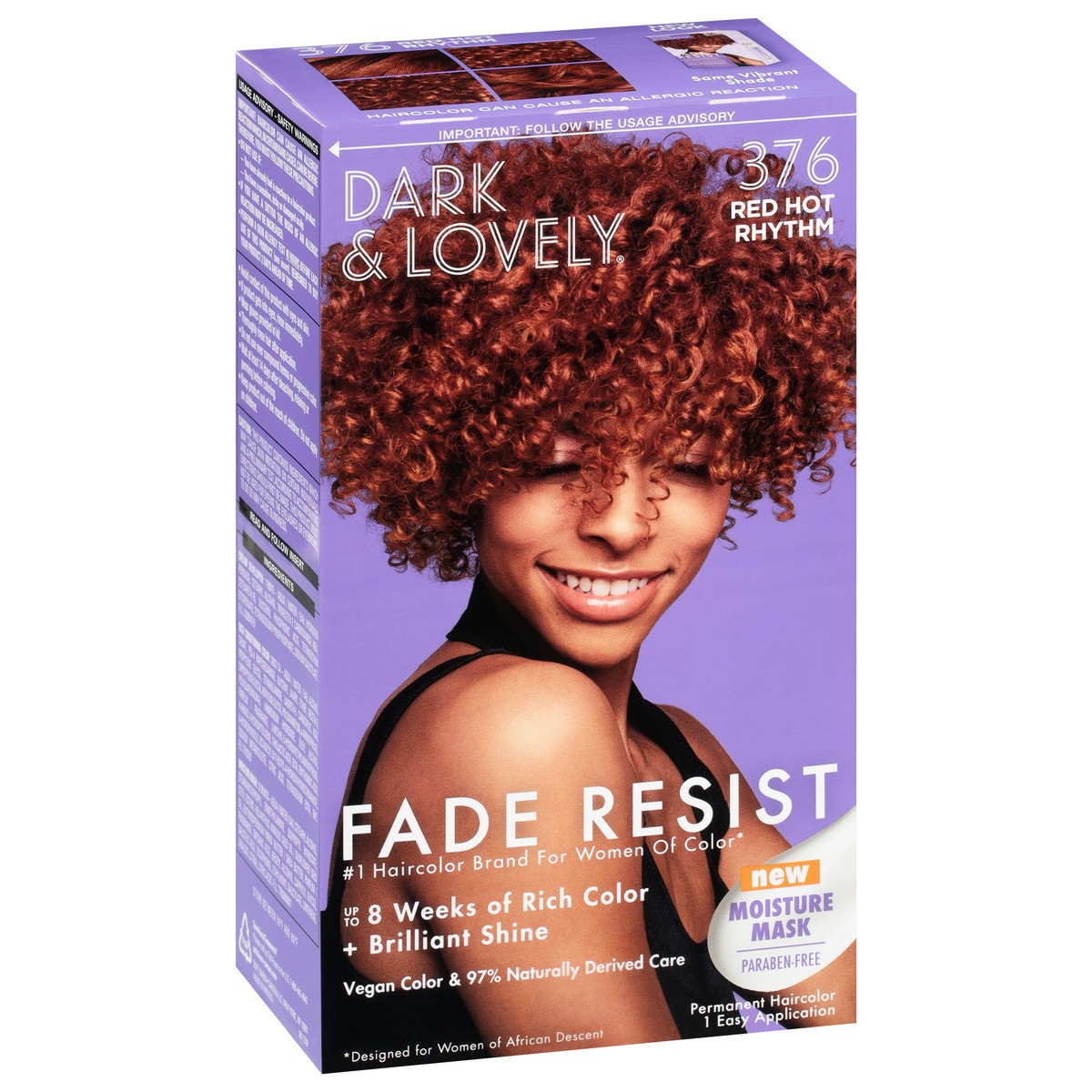 slide 3 of 4, Dark & Lovely Fade Resist 376 Red Hot Rhythm Permanent Haircolor 1 Each, 1 ct