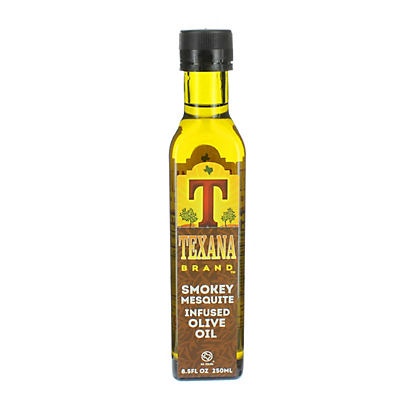 slide 1 of 1, Texana Brand Smokey Mesquite Infused Olive Oil, 8.5 oz