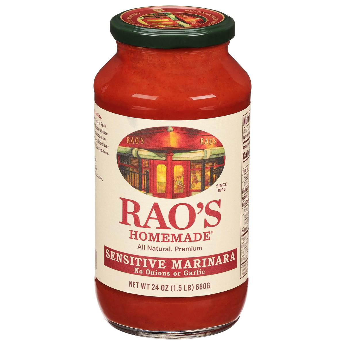 slide 1 of 2, Rao's Homemade Homemade Sensitive Marinara 24 oz, 24 oz