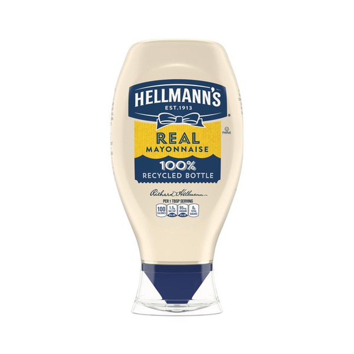 slide 1 of 1, Hellmann's Mayonnaise, Real, 20 fl oz