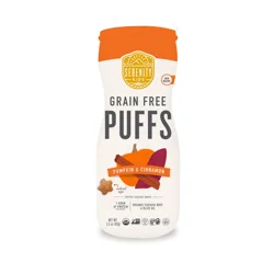 Serenity Kids Grain Free Puffs, Pumpkin & Cinnamon Canister, 1.5oz