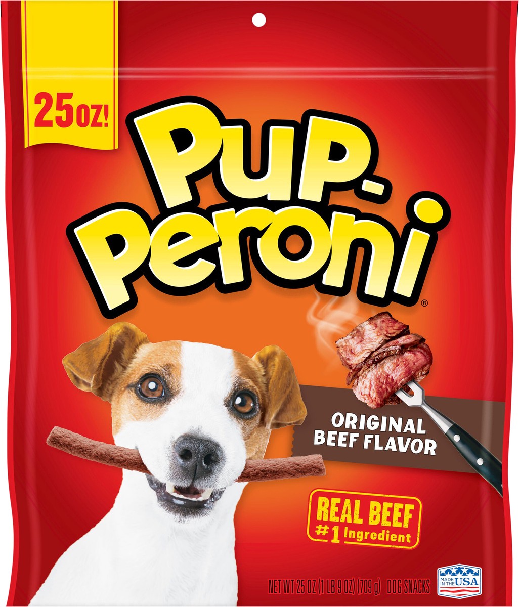 slide 1 of 3, Pup-Peroni Original Beef Flavor Dog Snacks, 25-Ounce, 25 oz