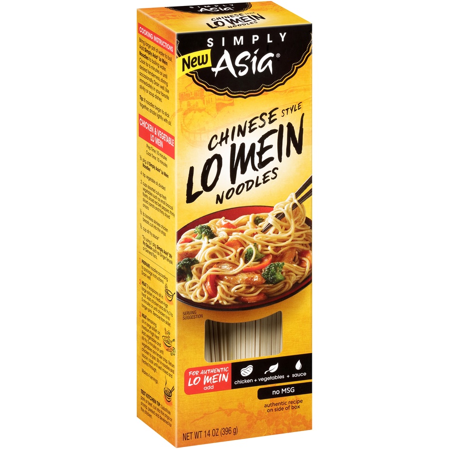 slide 2 of 2, Simply Asia Chinese Style Lo Mein Noodles, 14 oz