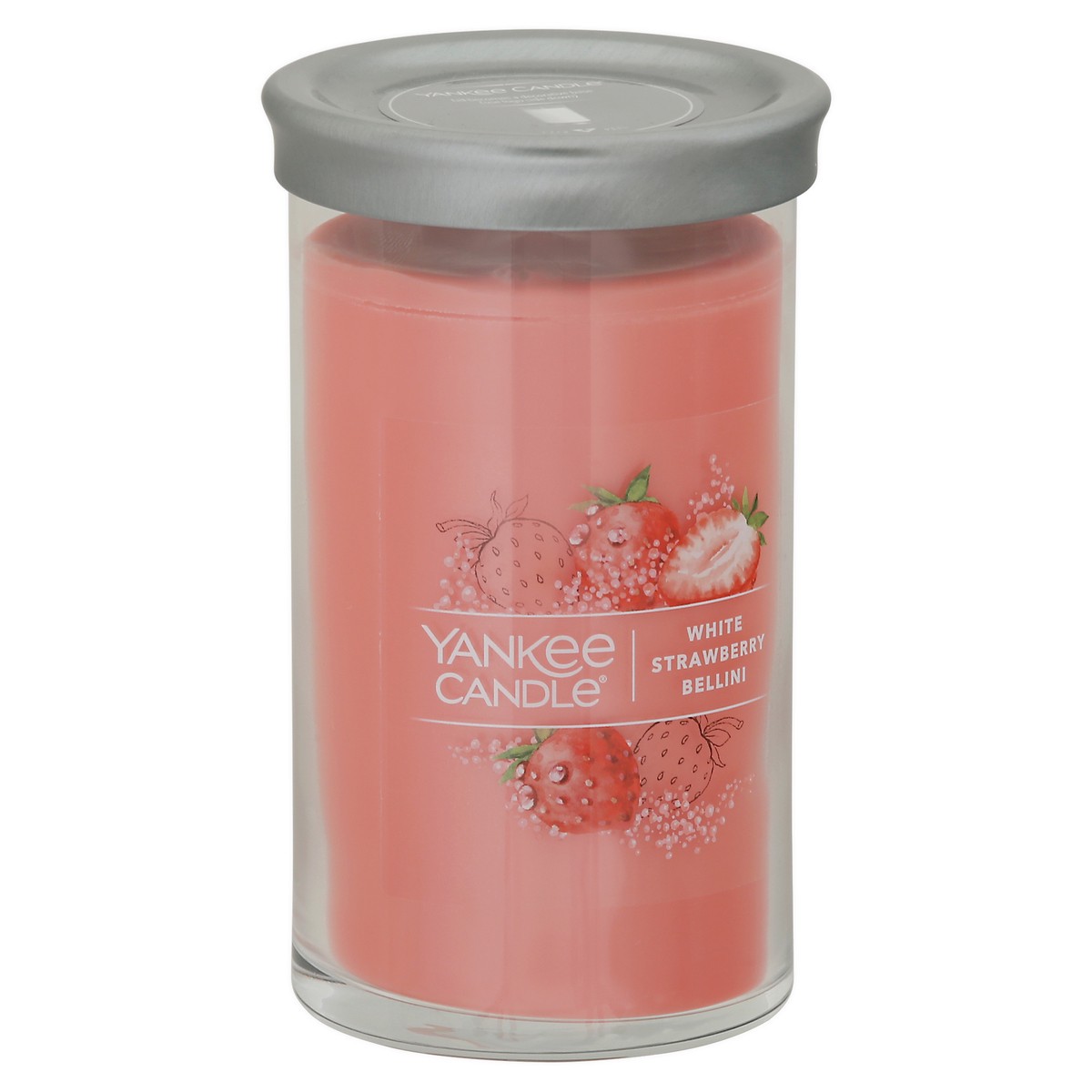 slide 3 of 9, Yankee Candle White Strawberry Bellini Candle 14.25 oz, 14.25 oz