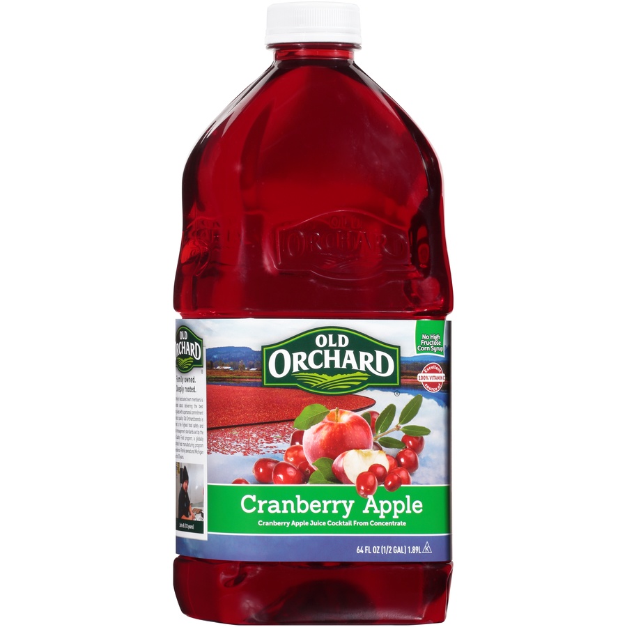 slide 2 of 8, Old Orchard Cranberry Apple Juice Cocktail 64 fl oz, 64 fl oz