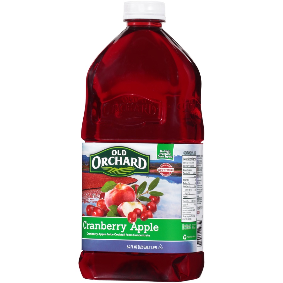 slide 3 of 8, Old Orchard Cranberry Apple Juice Cocktail 64 fl oz, 64 fl oz