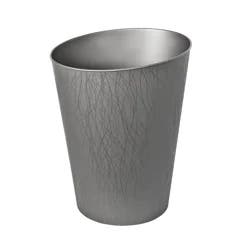 Hefty 2.3-gal / Decorative Wastebasket, Gunmetal Gray