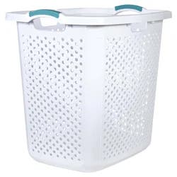 Home Logic 2.5-Bushel Plastic Laundry Hamper