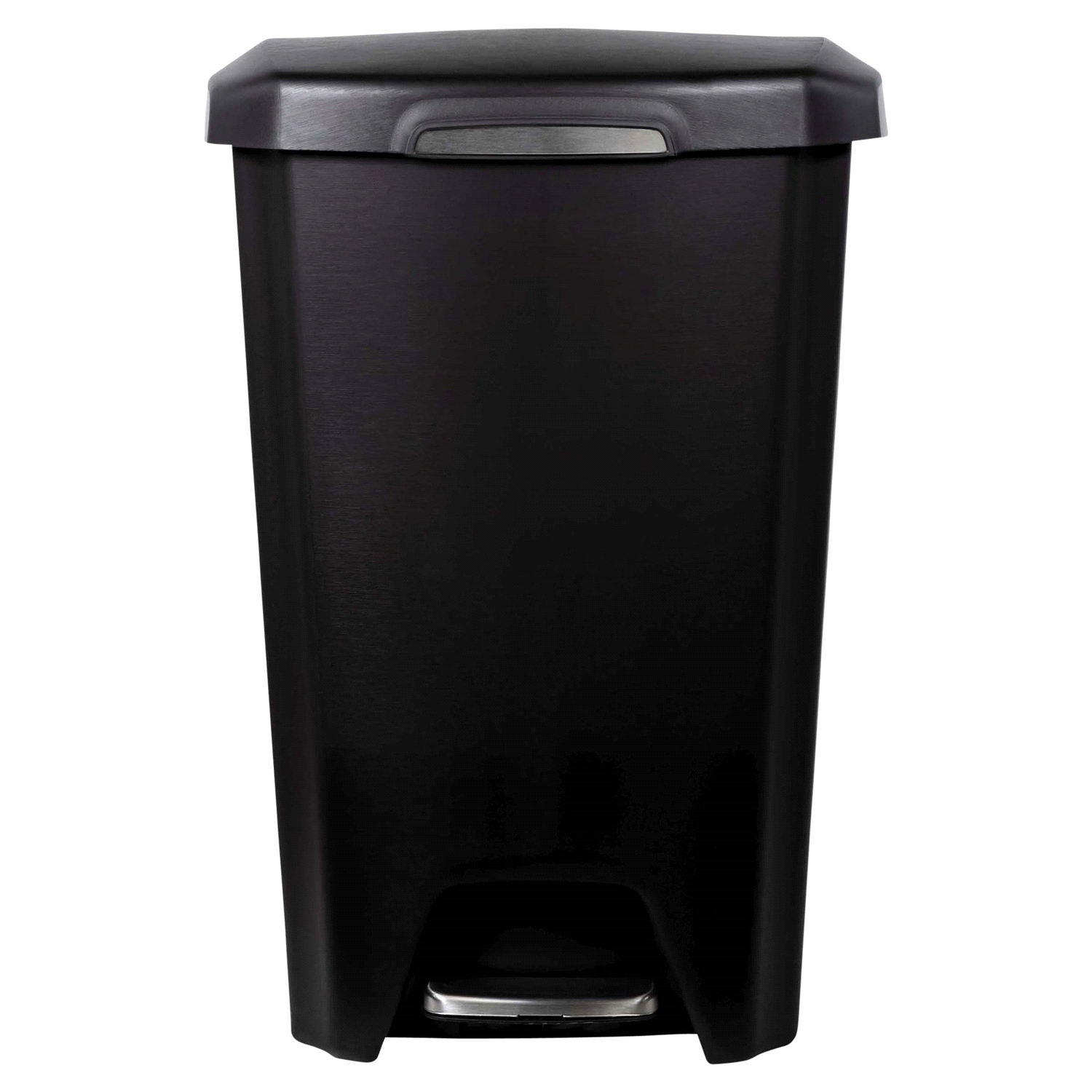 slide 1 of 2, HEFTY select StepOn Trash Can, 12.1 gal