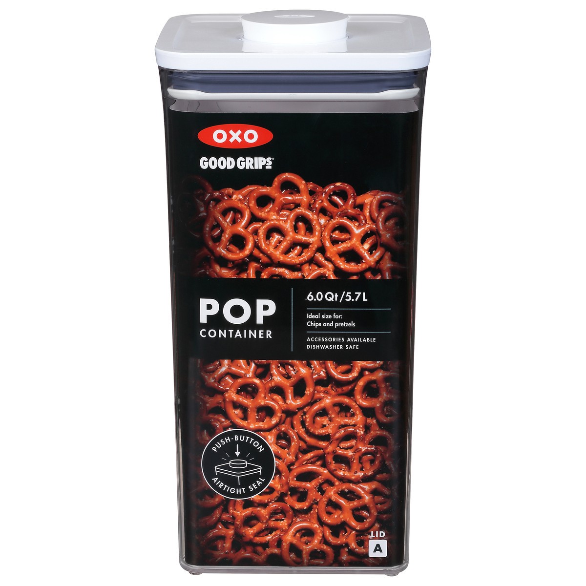 slide 1 of 11, OXO Good Grips 6.0 Quart Lid A Pop Container 1 ea, 1 ea