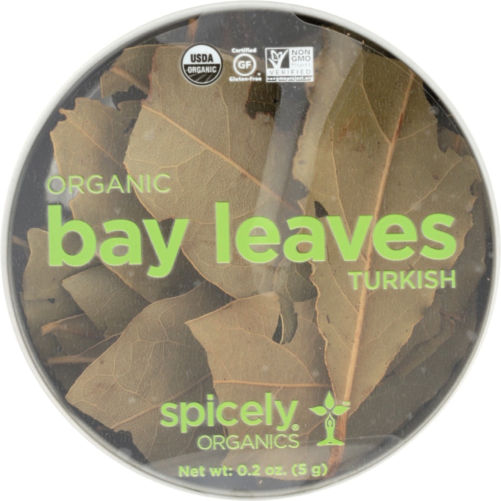 slide 1 of 1, Spicely Organic Spices Bay Leaves 0.2 oz, 0.2 oz