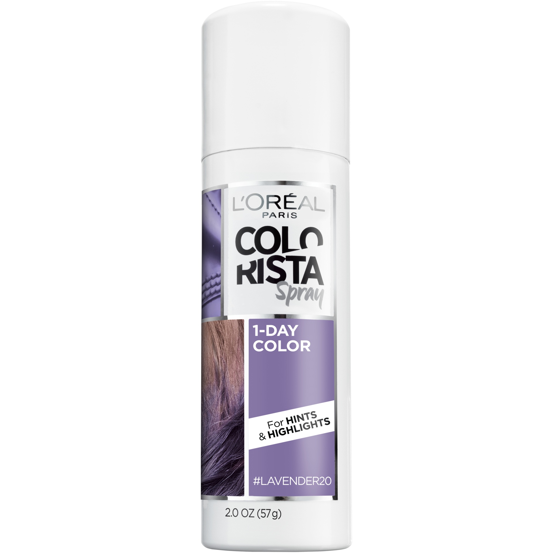 slide 3 of 5, L'Oréal Colo Rista Spray 1 Day Color #Lavender20, 2 oz
