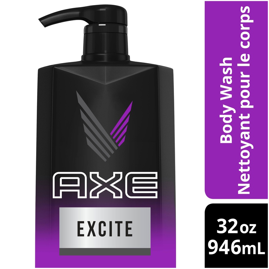 slide 2 of 4, AXE Excite Coconut & Black Pepper Scent Body Wash, 32 fl oz