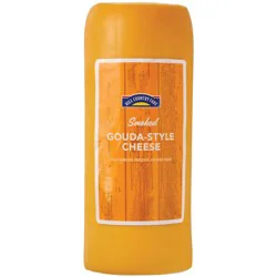 Hill Country Fare Smoked Gouda-Style Cheese, Custom Sliced