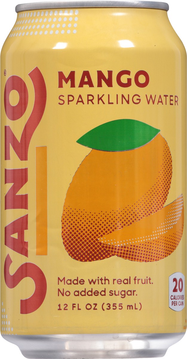 slide 9 of 9, Sanzo Mango Sparkling Water - 12 oz, 12 oz