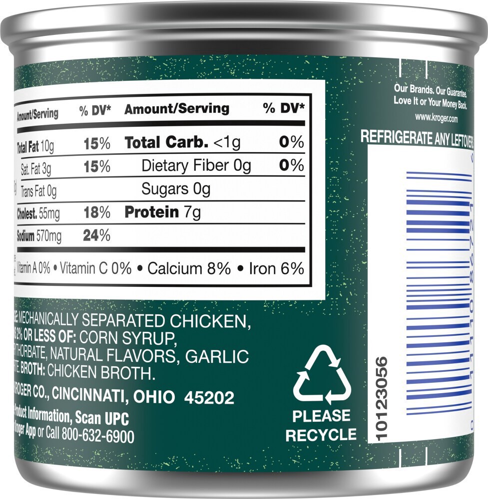 slide 5 of 5, Kroger Chicken Vienna Sausage, 4.6 oz