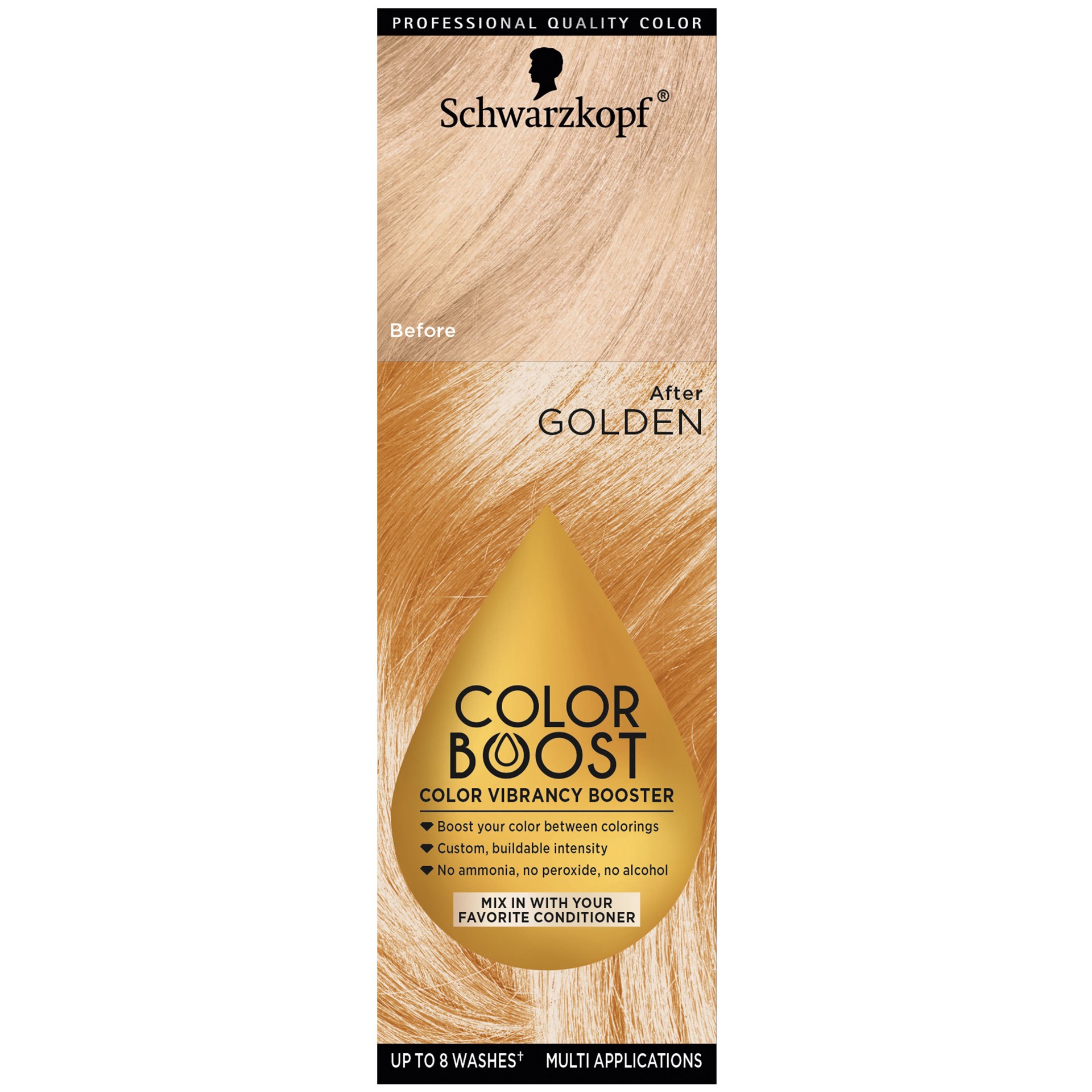 slide 3 of 5, Schwarzkopf Color Boost Color Vibrancy Booster, Golden, 1 fl oz, 1 ct