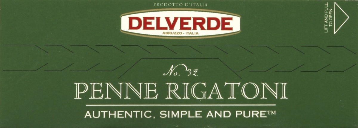 slide 4 of 4, Delverde Penne Rigate Pasta, 16 oz