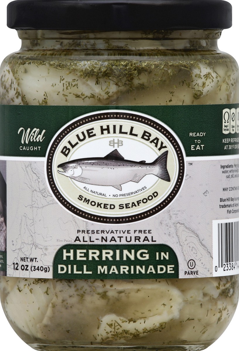 slide 2 of 2, Blue Hill Bay Herring In Dill Marinade, 12 oz