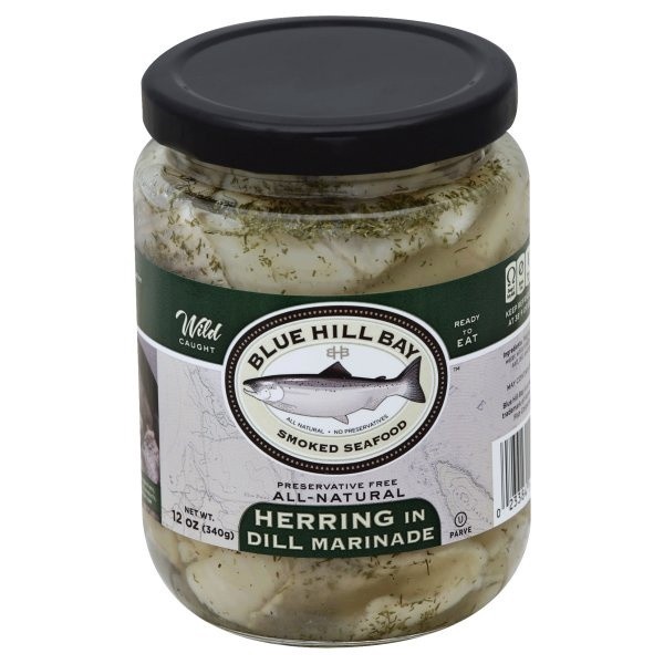 slide 1 of 2, Blue Hill Bay Herring In Dill Marinade, 12 oz