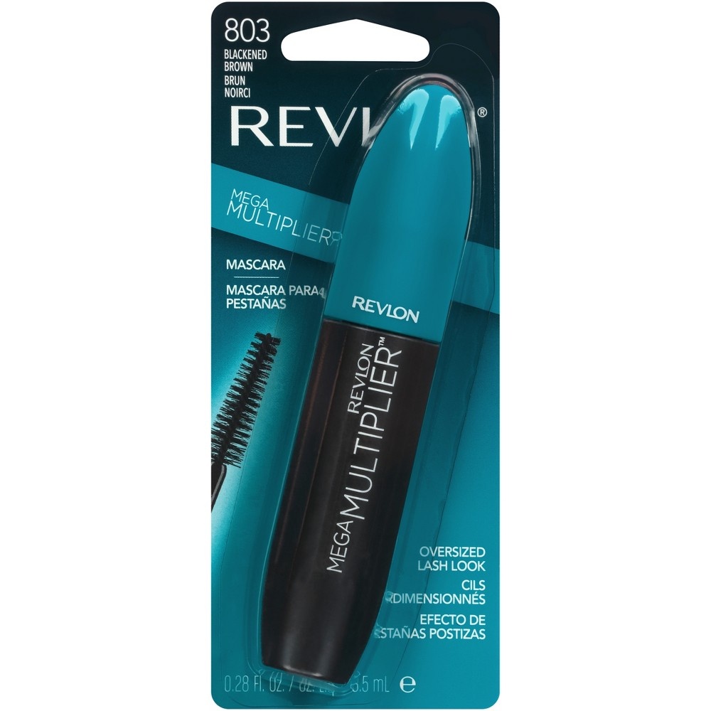 slide 3 of 4, Revlon Mega Multiplier Mascara - 803 Black Brown, 0.28 fl oz