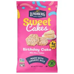 Lundberg Birthday Cake Mini Rice Cakes 5 oz