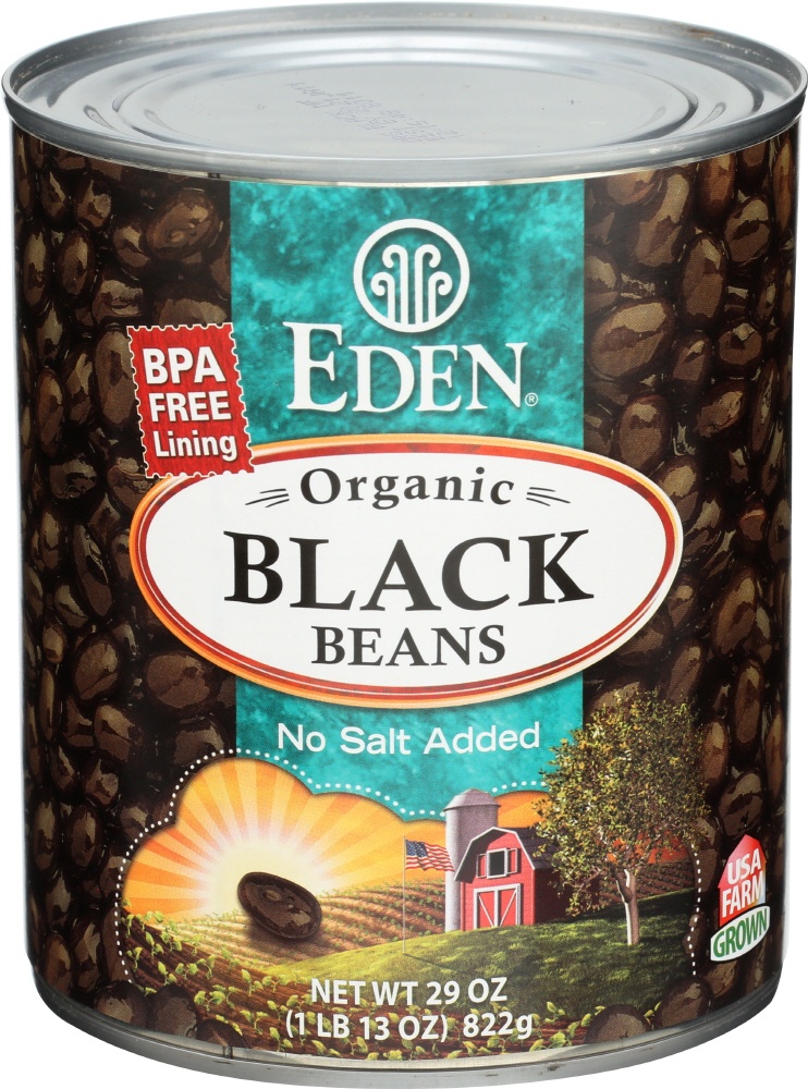 slide 1 of 1, Eden Foods Black Beans 29 oz, 1 ct