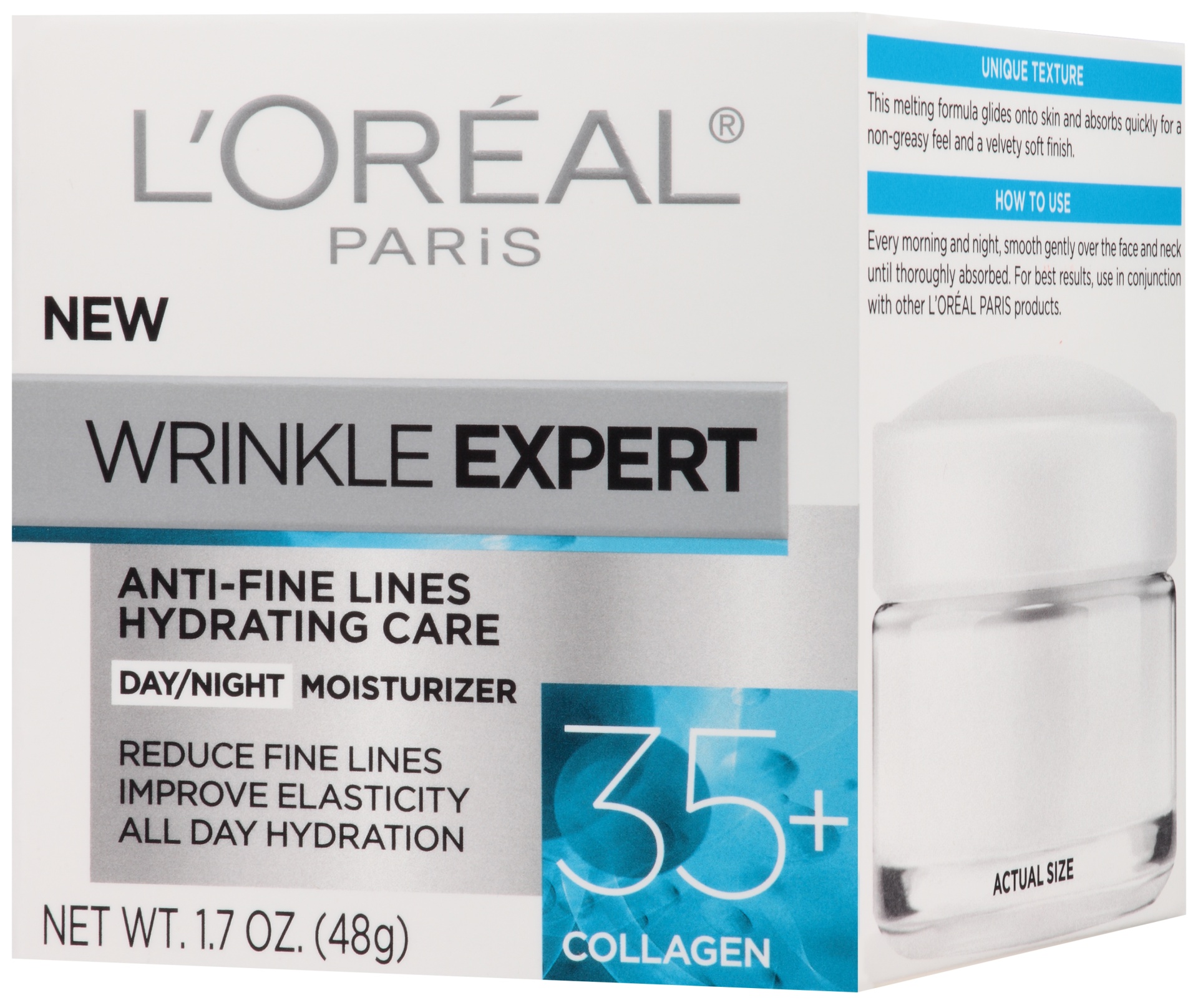 slide 3 of 8, L'Oréal Wrinkle Expert 35+ Moisturizer, 1.7 oz