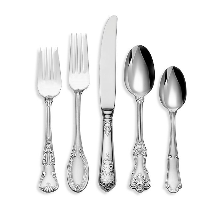 slide 1 of 1, Wallace Hotel Lux Flatware Set, 77 ct