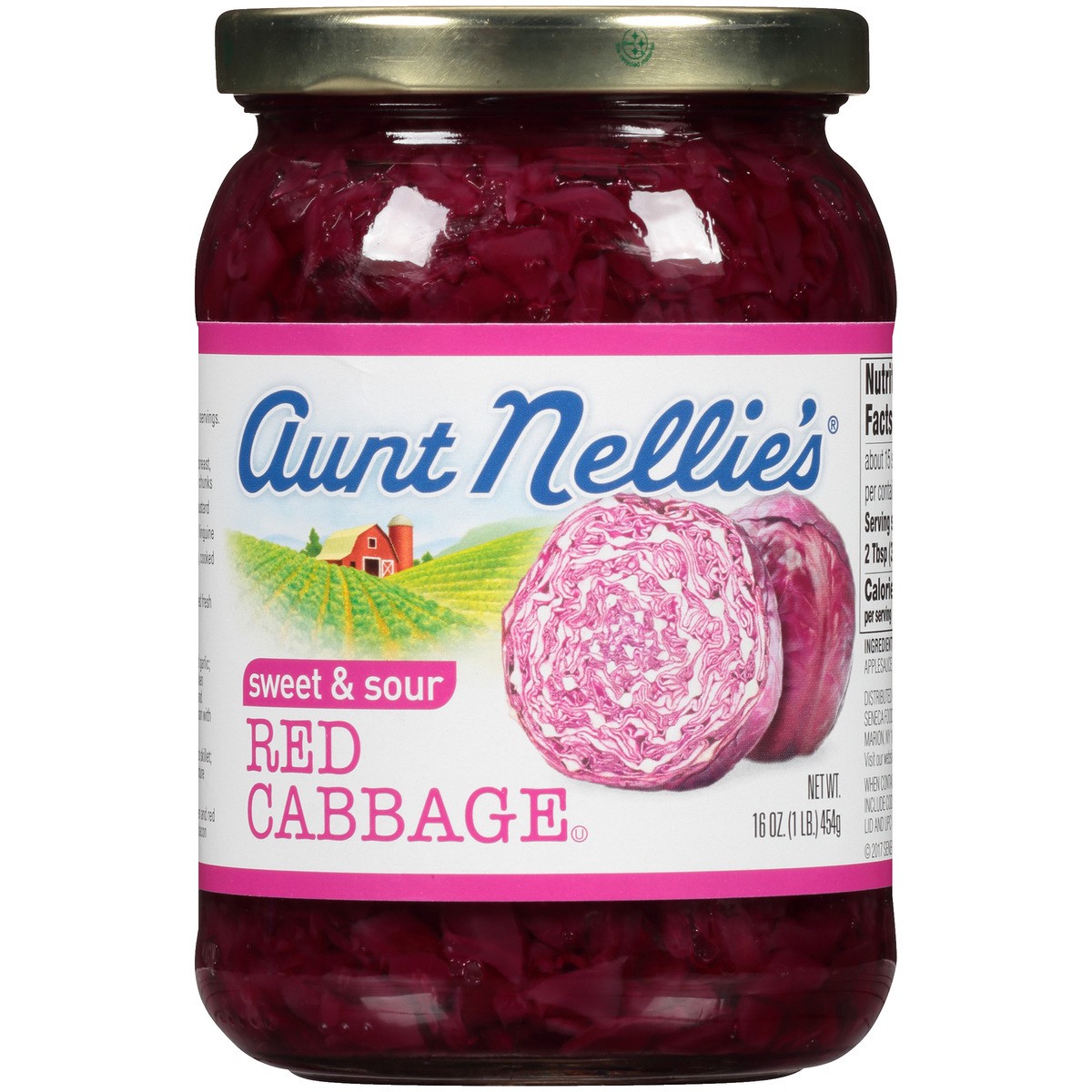 slide 2 of 2, Aunt Nellie's Cabbage, 16 oz