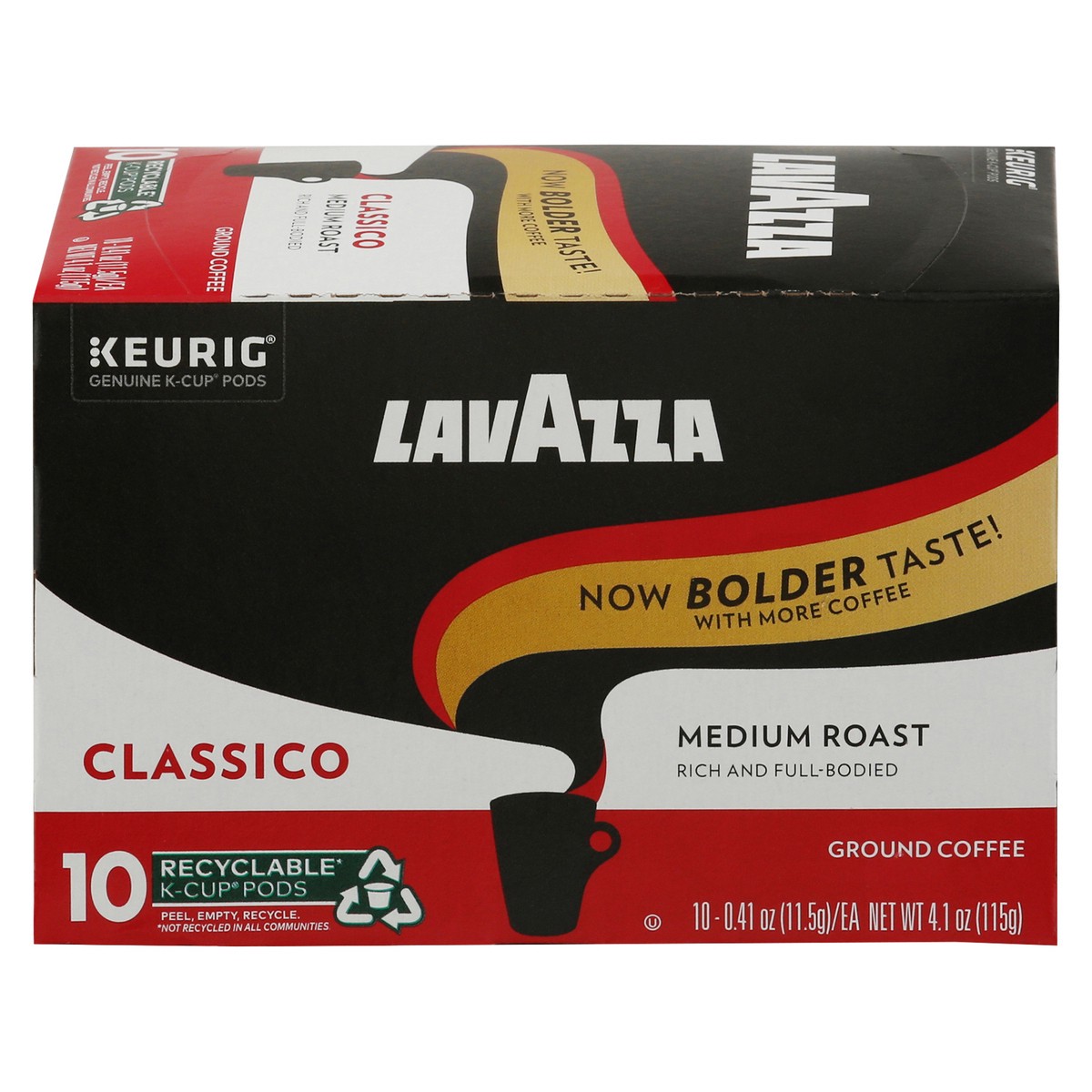 slide 12 of 15, Lavazza Dolcevita Classico, Single-Serve Keurig K-Cup Pods, Medium Roast Coffee, 10-Count Box, 10 ct