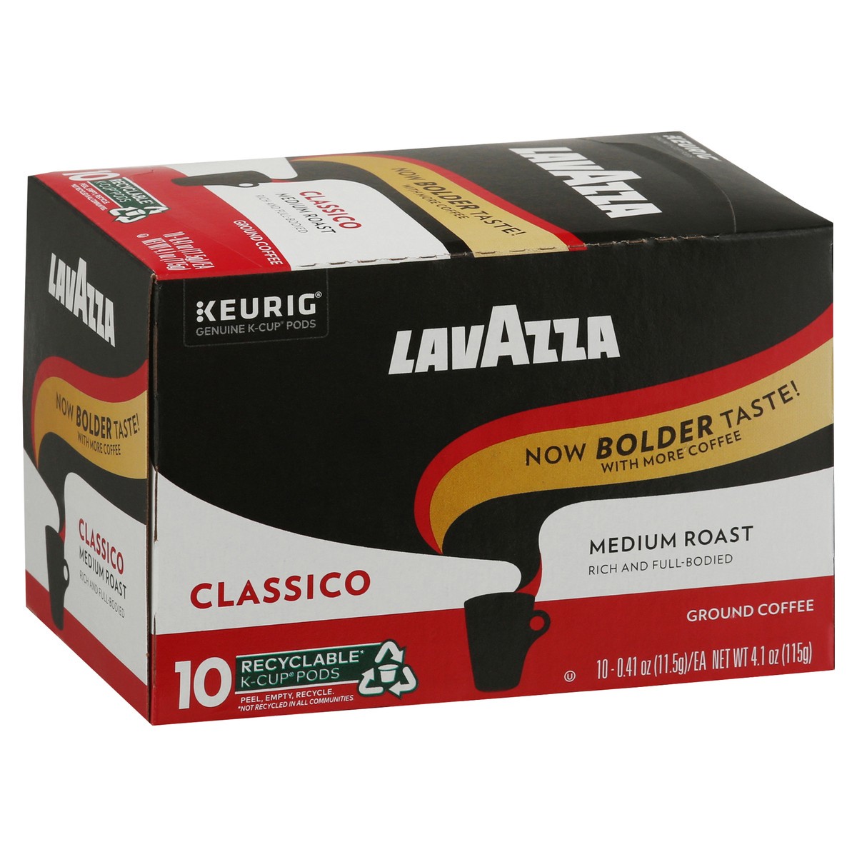slide 5 of 15, Lavazza Dolcevita Classico, Single-Serve Keurig K-Cup Pods, Medium Roast Coffee, 10-Count Box, 10 ct