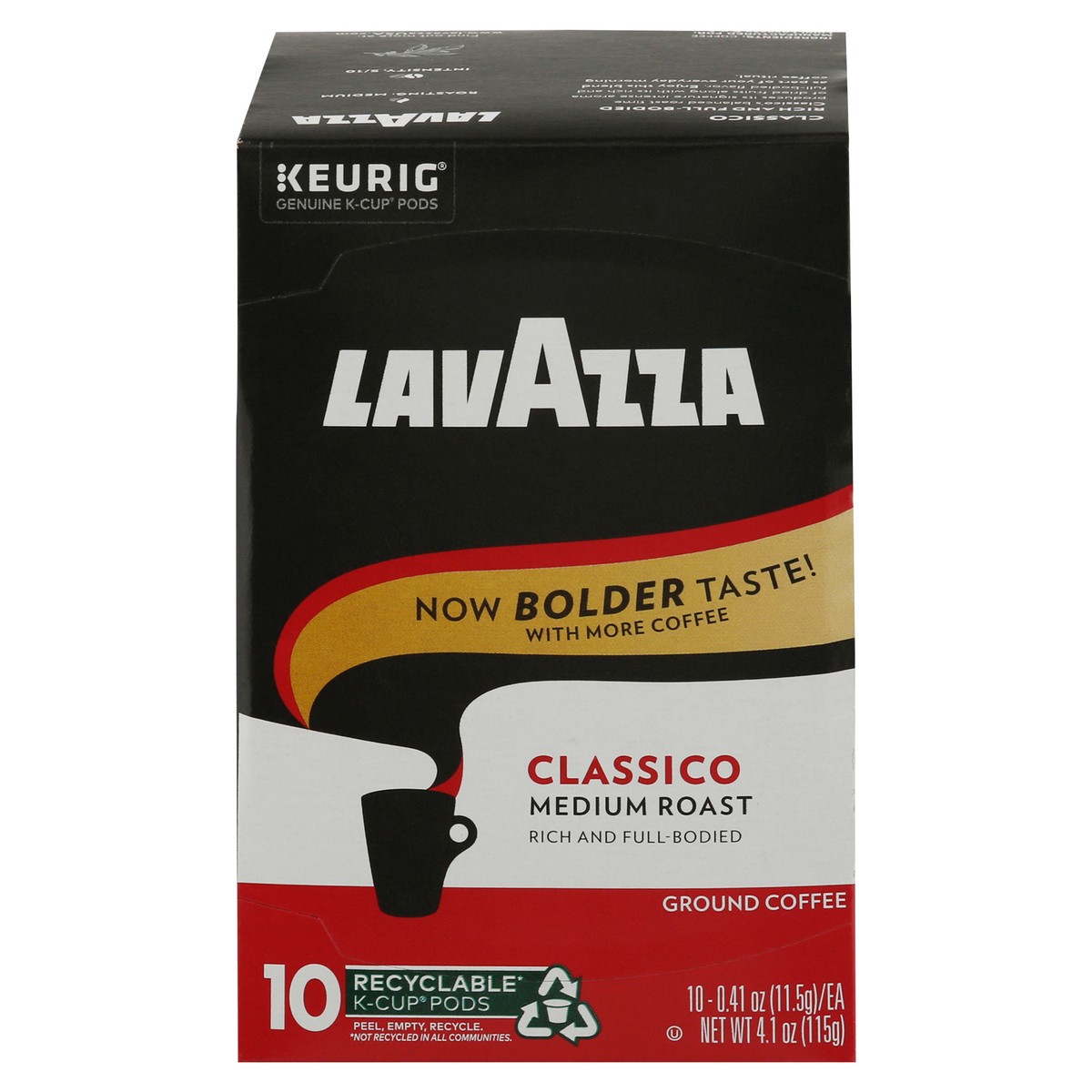 slide 1 of 15, Lavazza Dolcevita Classico, Single-Serve Keurig K-Cup Pods, Medium Roast Coffee, 10-Count Box, 10 ct