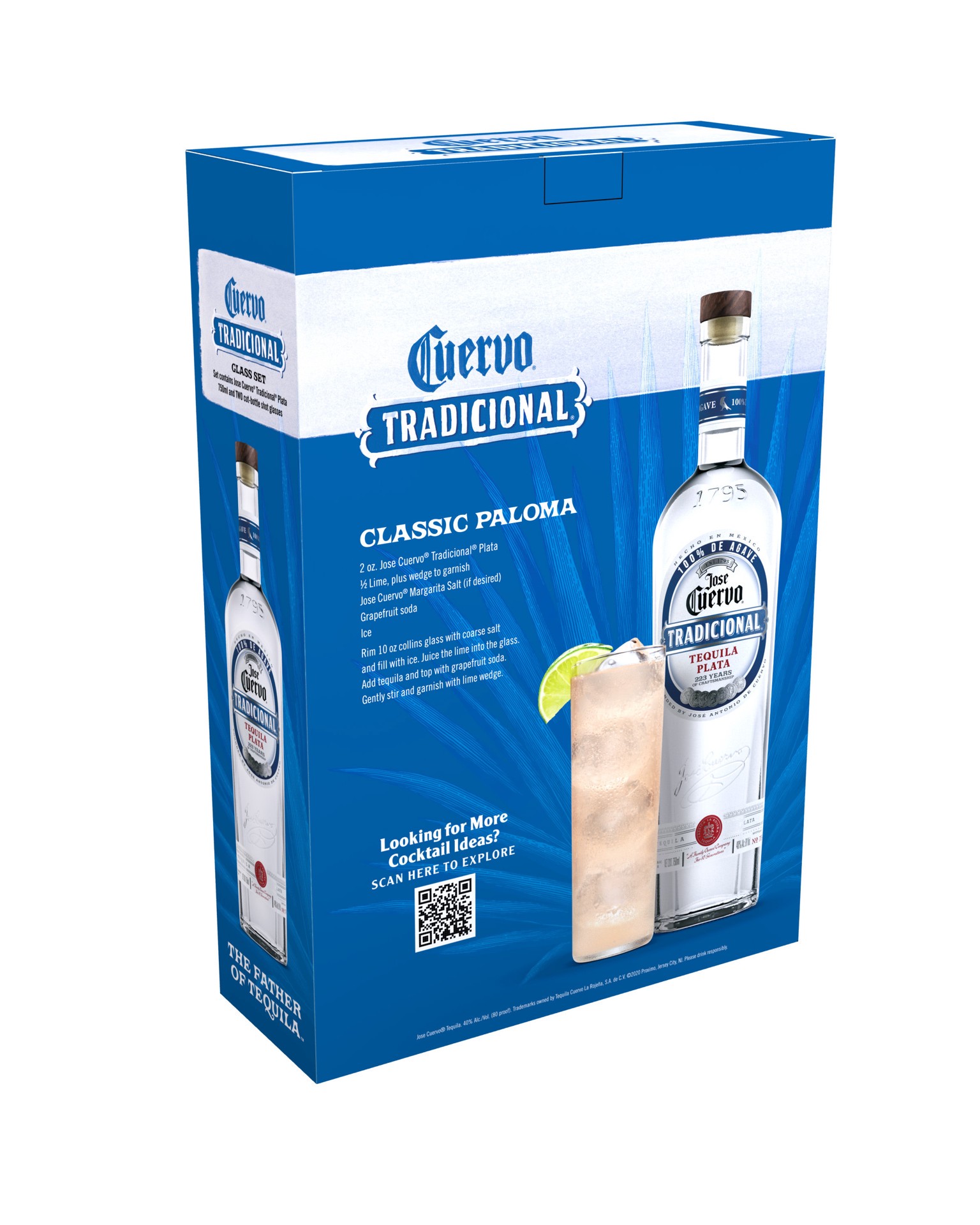 slide 9 of 10, Jose Cuervo Tradicional Tequila Reposado Gift Set, 750 ml