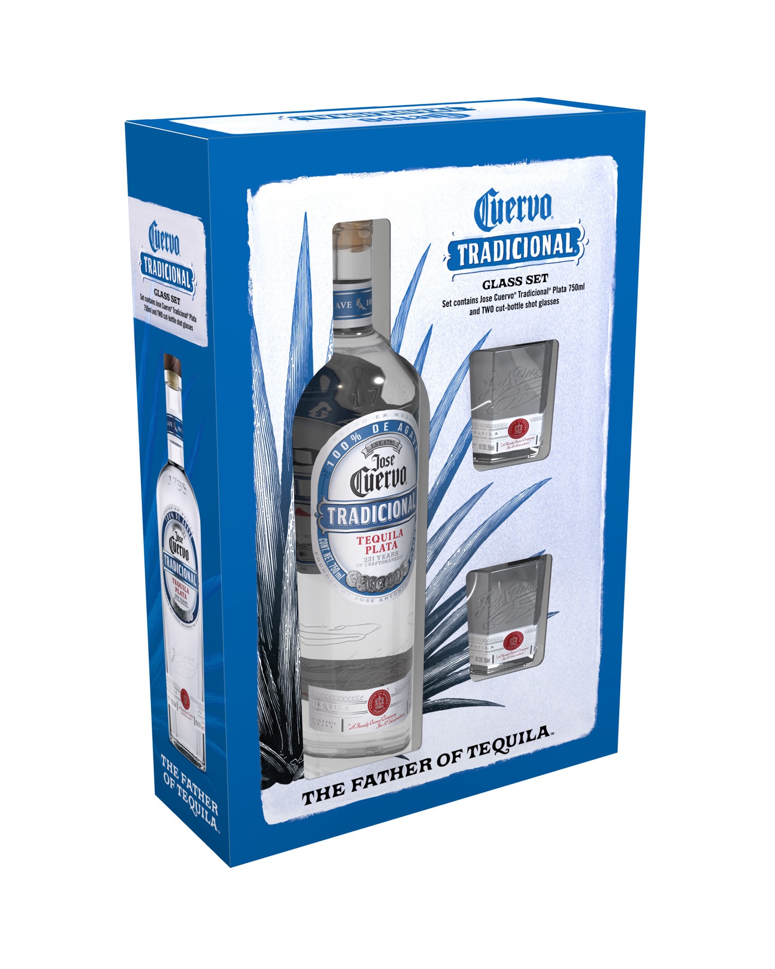 slide 1 of 10, Jose Cuervo Tradicional Tequila Reposado Gift Set, 750 ml