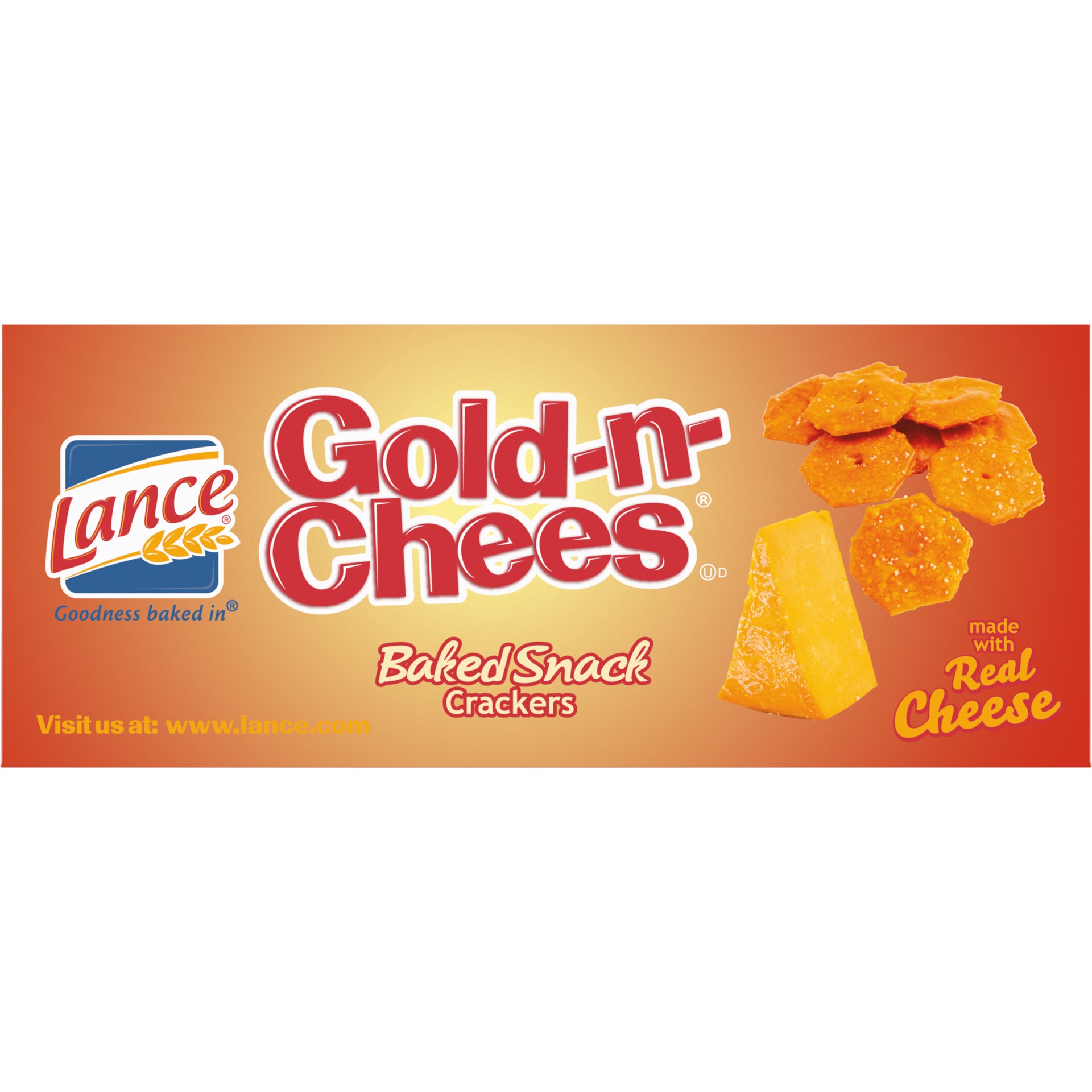 slide 5 of 5, Lance Gold-N-Chees Baked Cheese Snack Crackers, 6 Ct, 6 oz