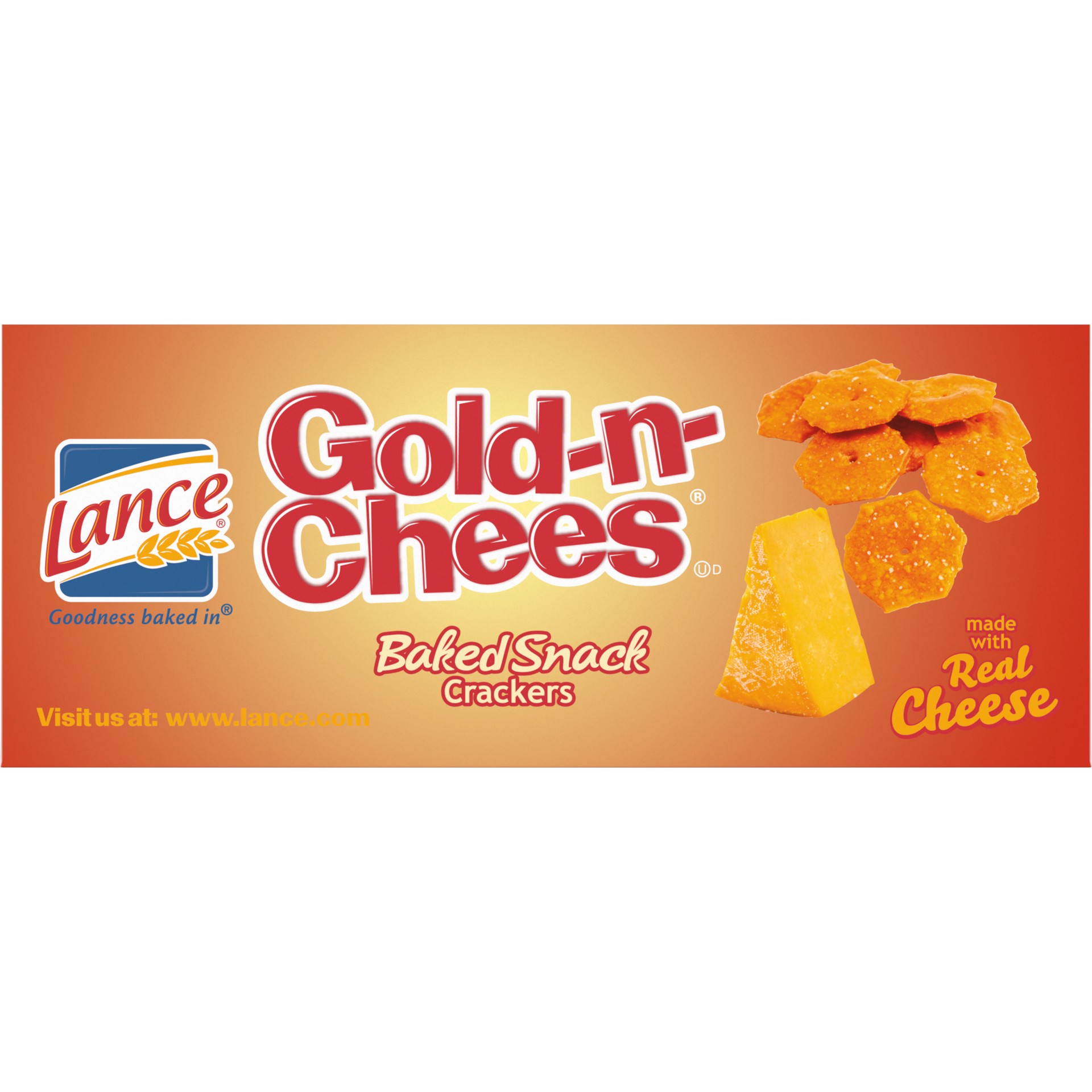 slide 4 of 5, Lance Gold-N-Chees Baked Cheese Snack Crackers, 6 Ct, 6 oz