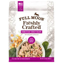 FULL MOON Freshly Crafted Homestead Turkey Recipe Dog Food, 24 oz.