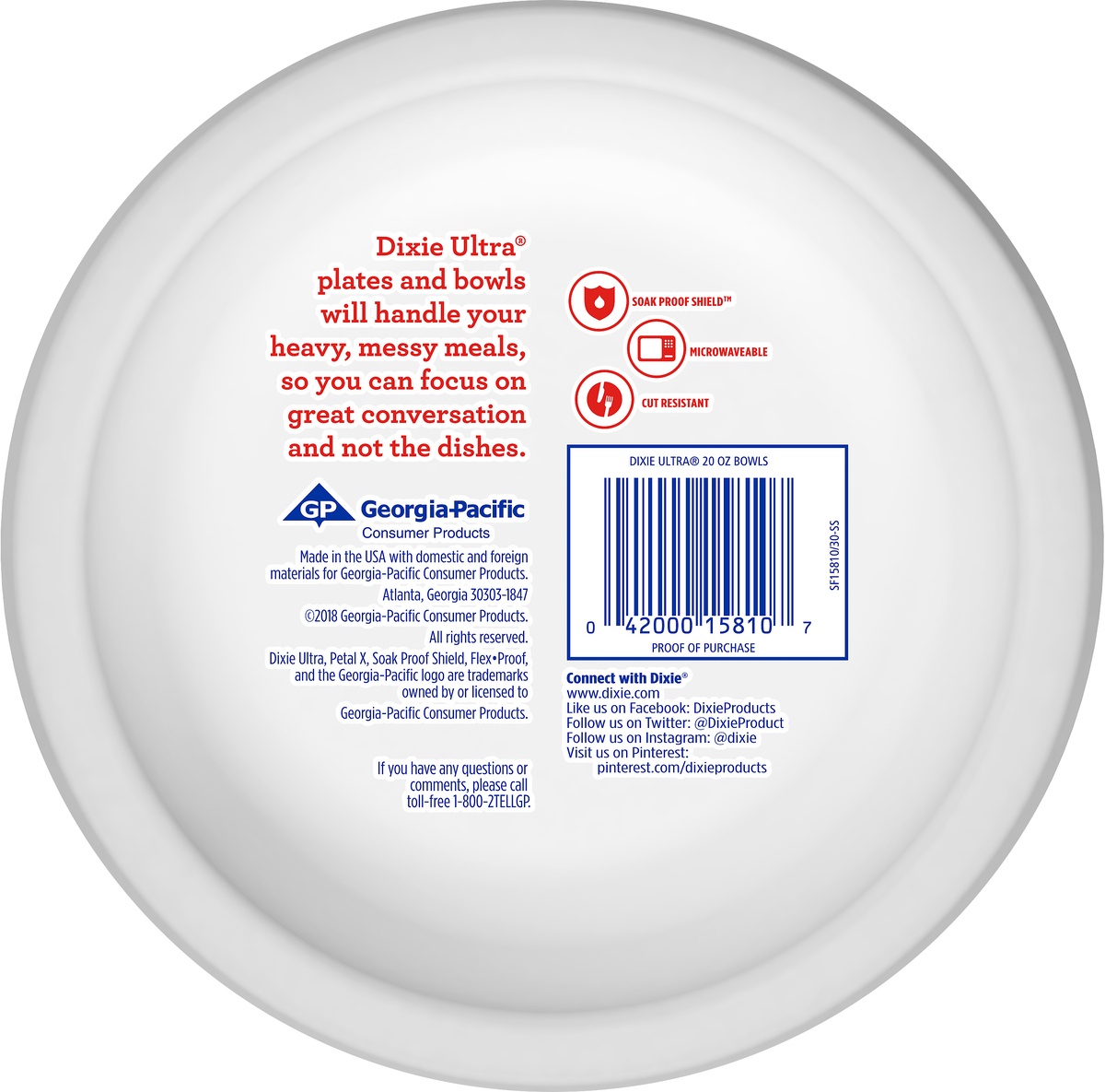 slide 3 of 3, Dixie Ultra Ultimate Strength Bowls, 1 ct