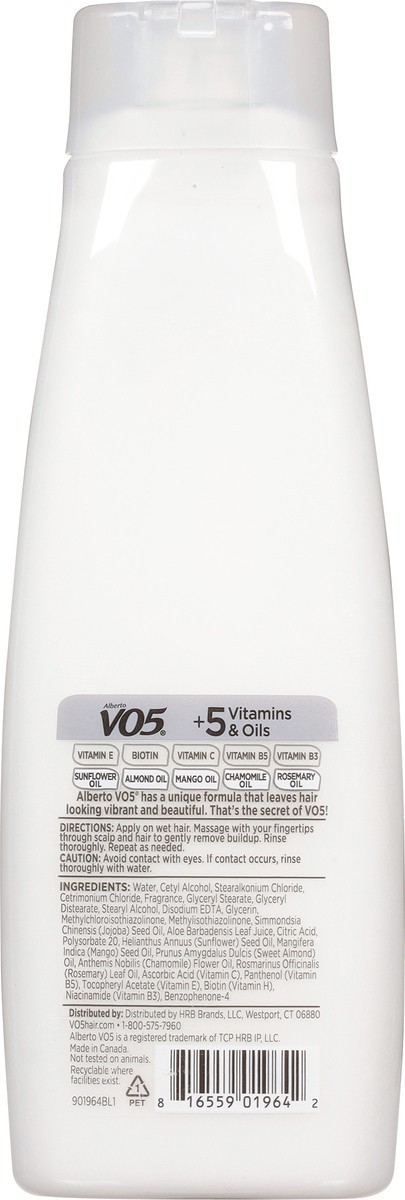 slide 5 of 9, Alberto VO5 Gentle Cleansing Co-Wash with Jojoba & Aloe 15 fl oz, 15 fl oz