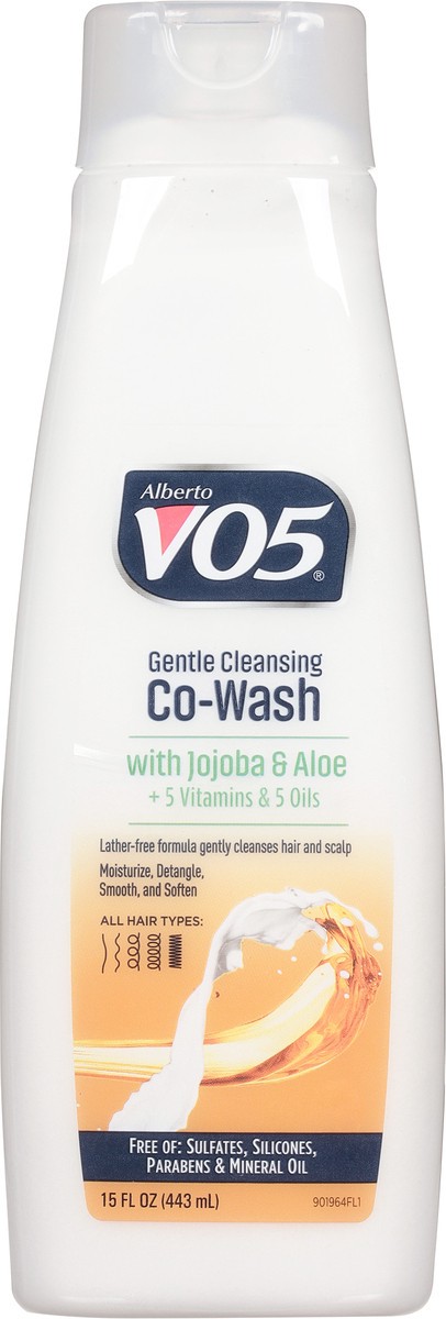 slide 6 of 9, Alberto VO5 Gentle Cleansing Co-Wash with Jojoba & Aloe 15 fl oz, 15 fl oz