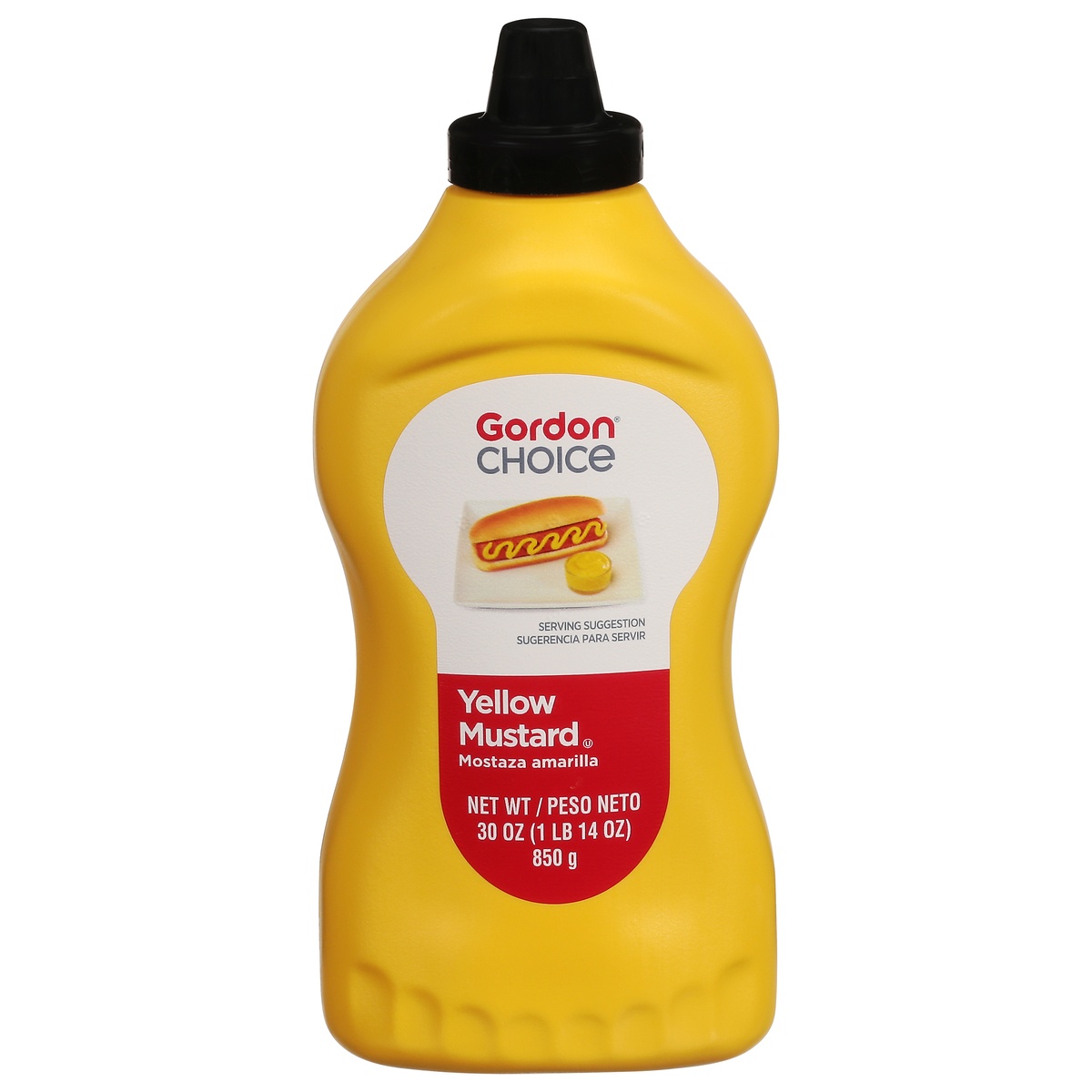 slide 1 of 1, Gordon Choice Mustard Yellow 12-30Z Gchc, 30 oz