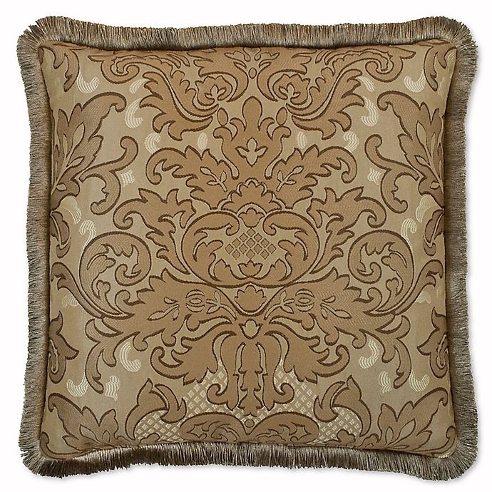 slide 1 of 1, Austin Horn Classics San Tropez Square Throw Pillow - Chocolate, 1 ct