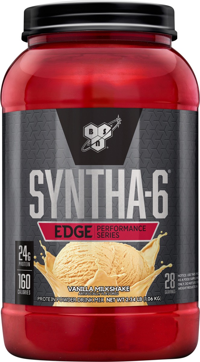 slide 6 of 7, BSN Syntha-6 Edge - Vanilla Milkshake, 2 lb